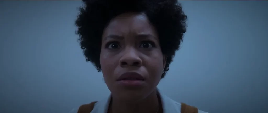 What happens in the final scene of The Other Black Girl?